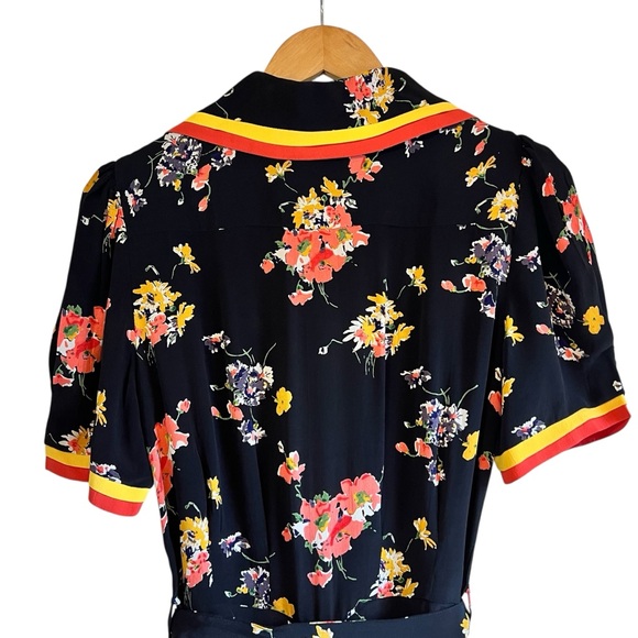 The Seamstress of Bloomsbury Roma Dress in Black Mayflower like new condition - Picture 12 of 16